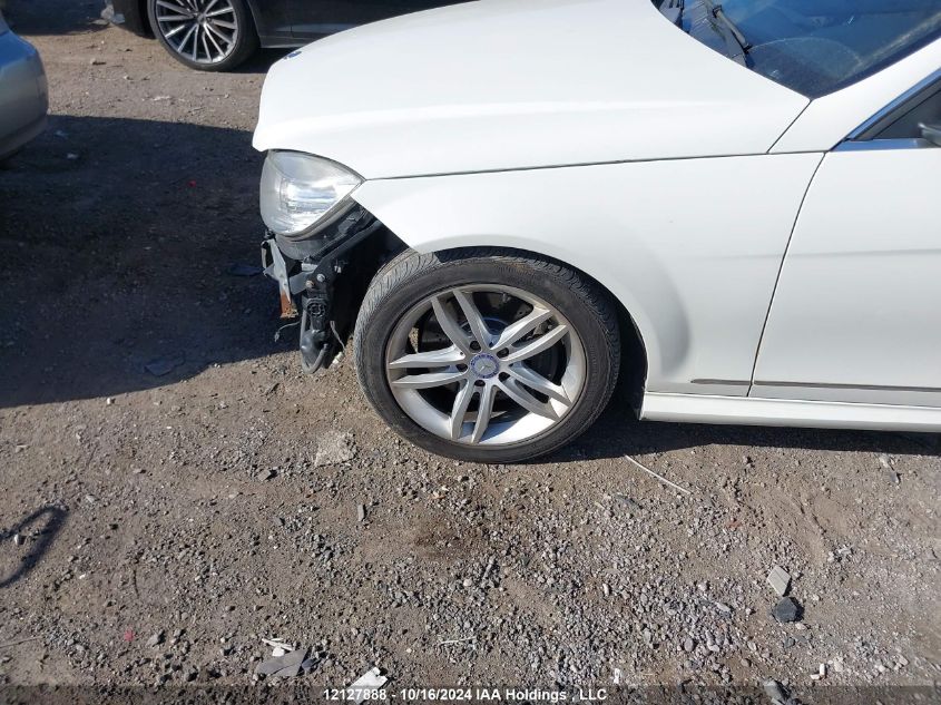 2011 Mercedes-Benz C-Class VIN: WDDGF8BB4BA482095 Lot: 12127888