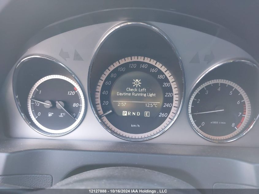 2011 Mercedes-Benz C-Class VIN: WDDGF8BB4BA482095 Lot: 12127888