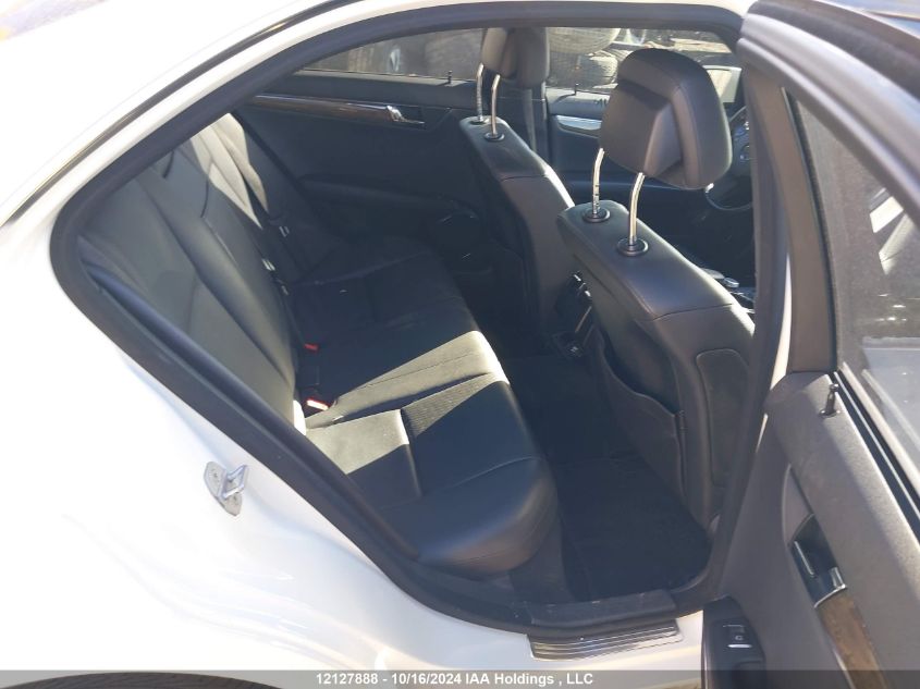 2011 Mercedes-Benz C-Class VIN: WDDGF8BB4BA482095 Lot: 12127888