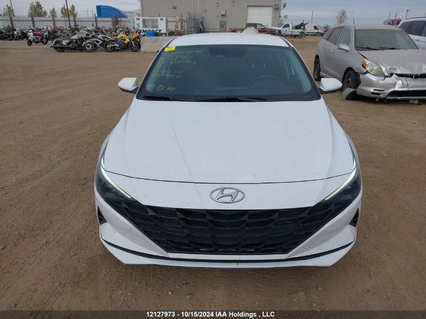 2022 Hyundai Elantra Preferred Ivt VIN: KMHLM4AG0NU341303 Lot: 12127973