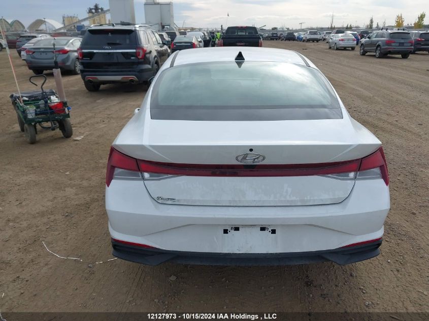 2022 Hyundai Elantra Preferred Ivt VIN: KMHLM4AG0NU341303 Lot: 12127973