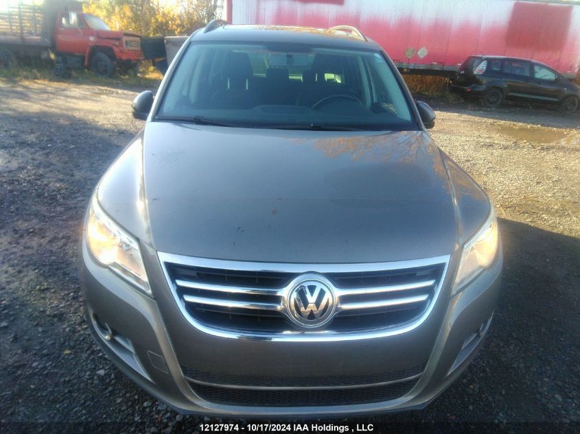 2010 Volkswagen Tiguan Se/Sel VIN: WVGBV7AX7AW536629 Lot: 12127974