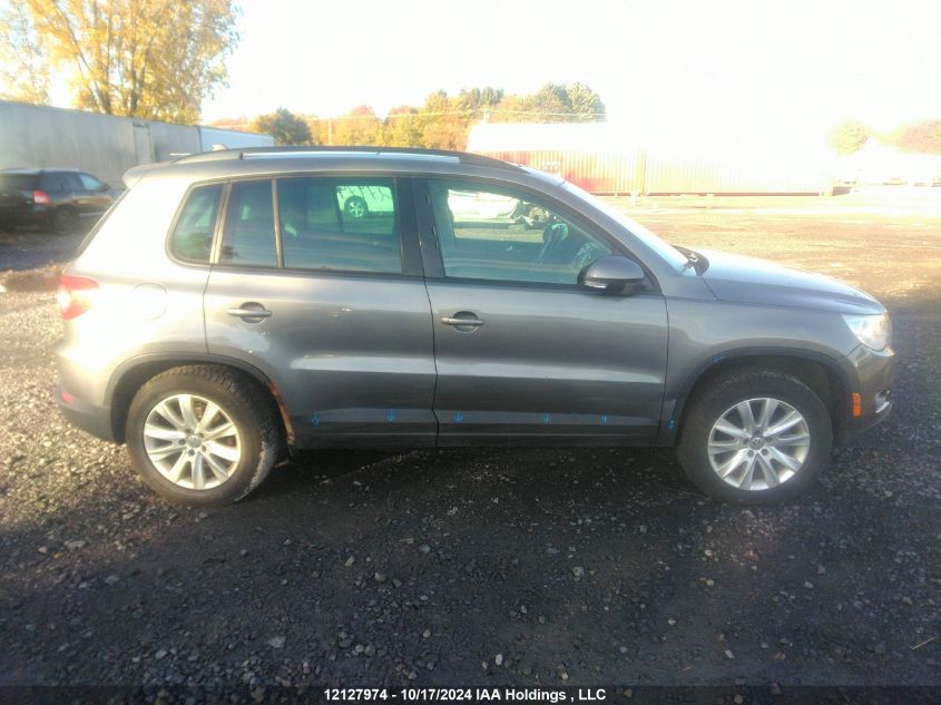 2010 Volkswagen Tiguan Se/Sel VIN: WVGBV7AX7AW536629 Lot: 12127974