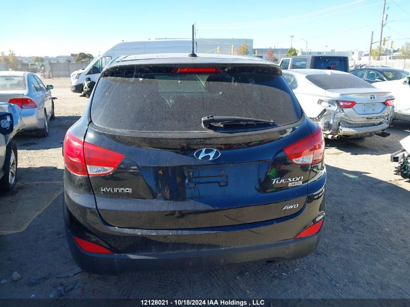 2013 Hyundai Tucson Limited VIN: KM8JUCAC4DU555028 Lot: 12128021