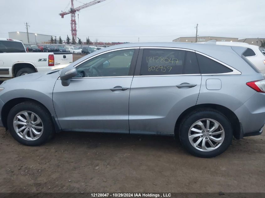 2016 Acura Rdx VIN: 5J8TB4H32GL802959 Lot: 12128047