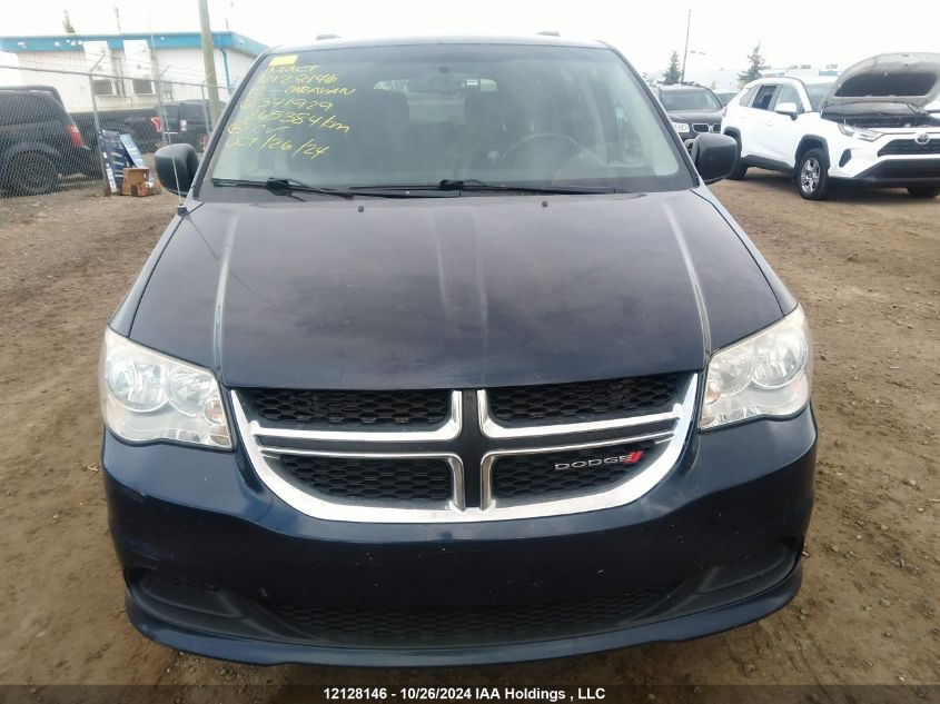 2012 Dodge Grand Caravan Se/Sxt VIN: 2C4RDGBG4CR371929 Lot: 12128146