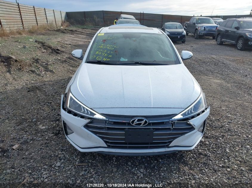 2020 Hyundai Elantra Sel/Value/Limited VIN: KMHD84LF2LU085403 Lot: 12128220