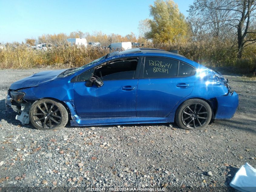 2019 Subaru Wrx VIN: JF1VA1J67K9802819 Lot: 12128241