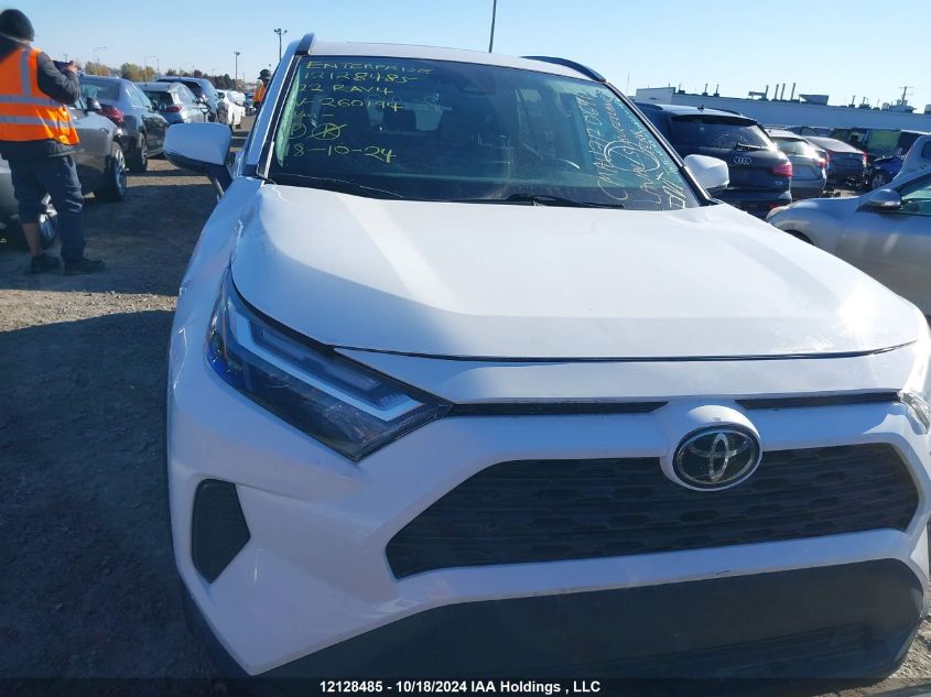 2022 Toyota Rav4 Xle/Xle Premium VIN: 2T3R1RFVXNC260194 Lot: 12128485