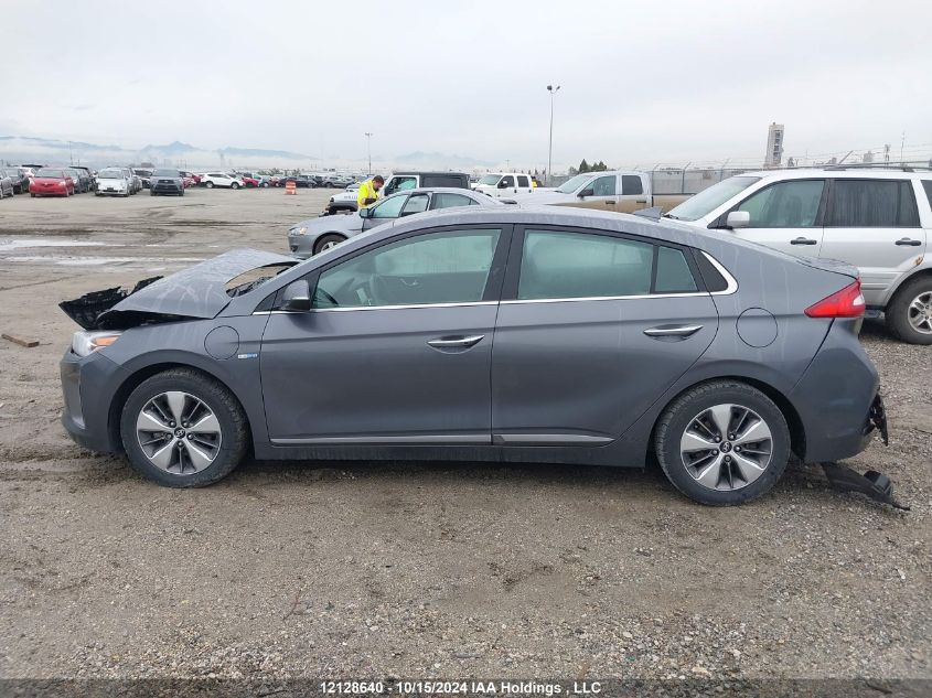 2019 Hyundai Ioniq Limited VIN: KMHC75LD1KU115122 Lot: 12128640