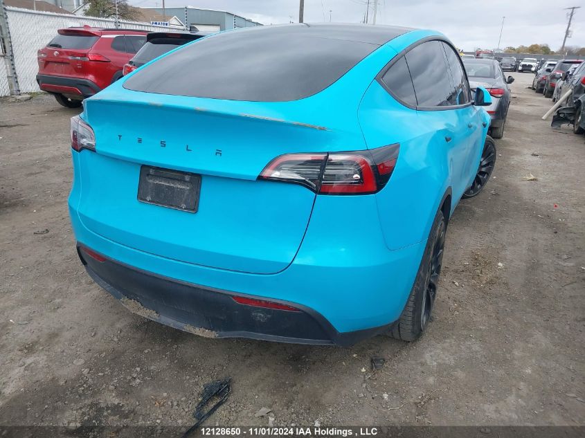 2022 Tesla Model Y VIN: 7SAYGDEF8NF462689 Lot: 12128650