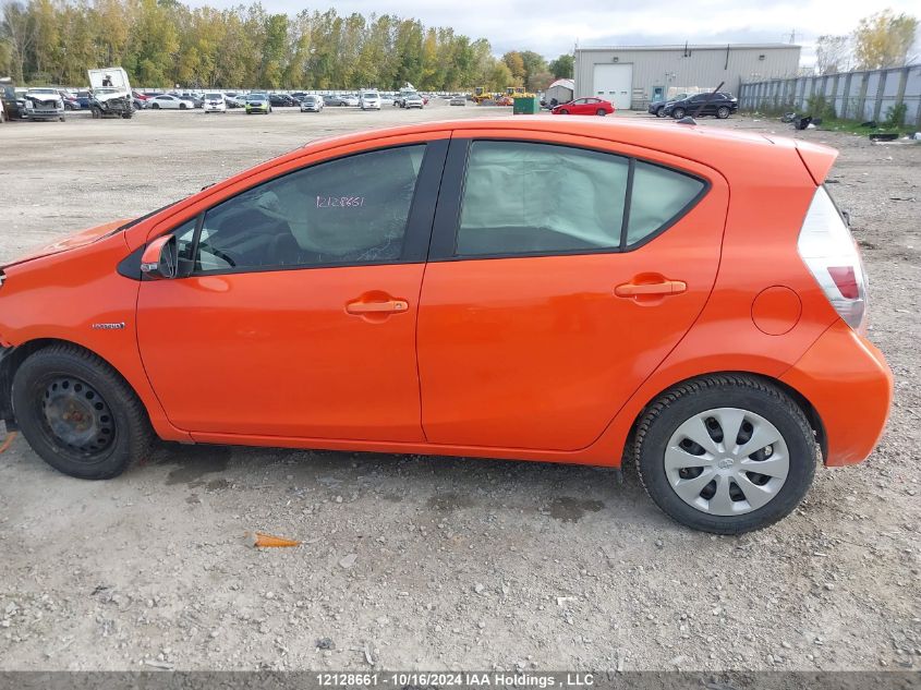 2013 Toyota Prius C VIN: JTDKDTB38D1034502 Lot: 12128661