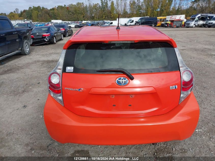 2013 Toyota Prius C VIN: JTDKDTB38D1034502 Lot: 12128661