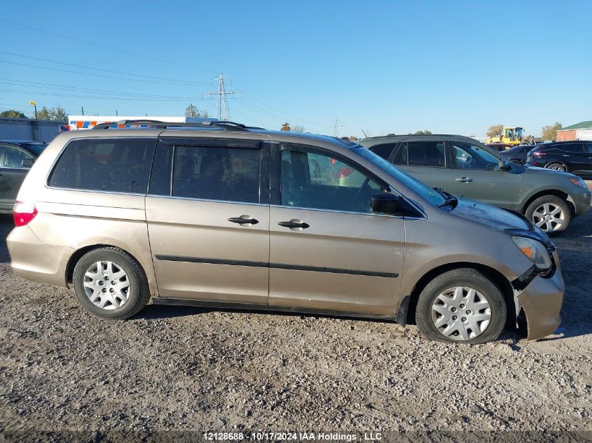 2007 Honda Odyssey Lx VIN: 5FNRL38297B505763 Lot: 12128688