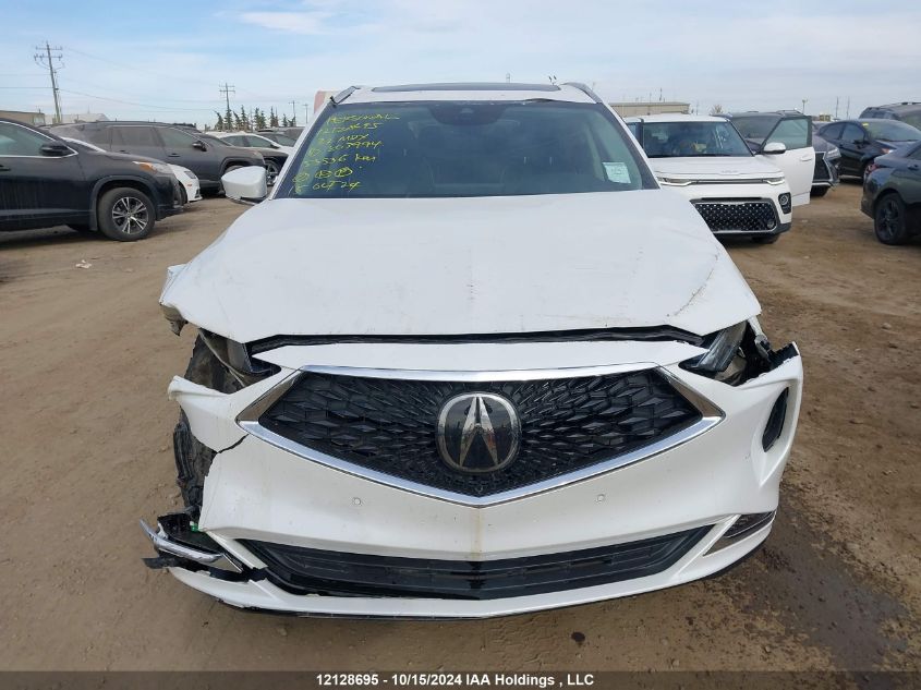 2022 Acura Mdx VIN: 5J8YE1H83NL803994 Lot: 12128695