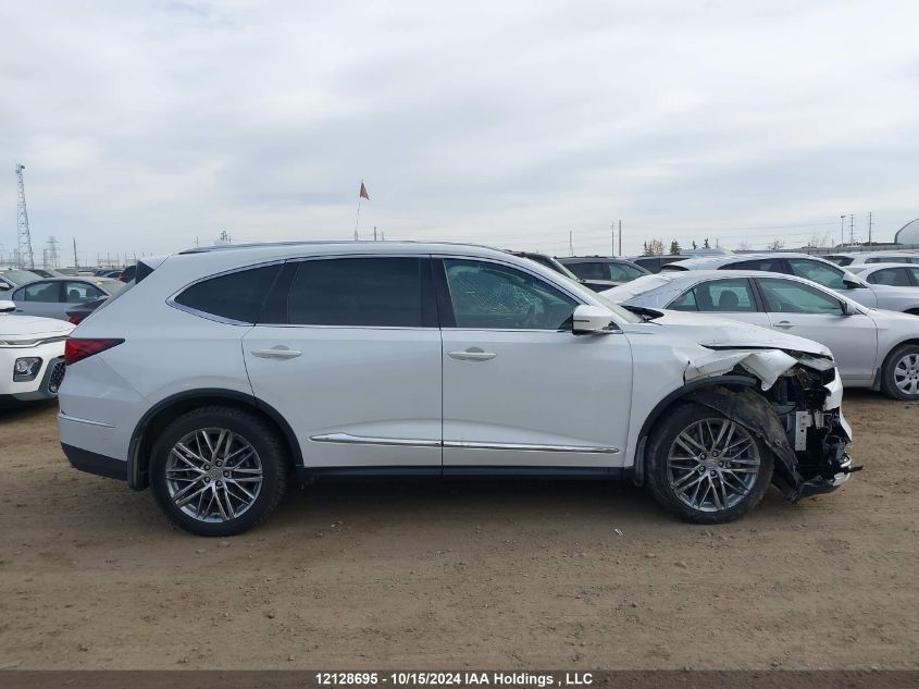 2022 Acura Mdx VIN: 5J8YE1H83NL803994 Lot: 12128695