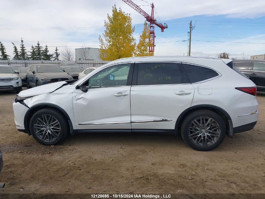 2022 Acura Mdx VIN: 5J8YE1H83NL803994 Lot: 12128695