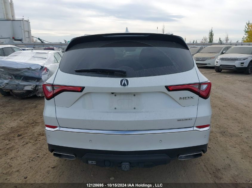 2022 Acura Mdx VIN: 5J8YE1H83NL803994 Lot: 12128695