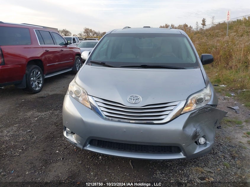 2014 Toyota Sienna Xle 7 Passenger VIN: 5TDDK3DC2ES087597 Lot: 12128750
