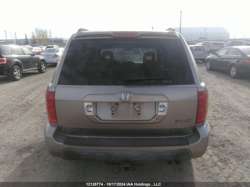 2003 Honda Pilot Ex VIN: 2HKYF18433H006042 Lot: 12128774