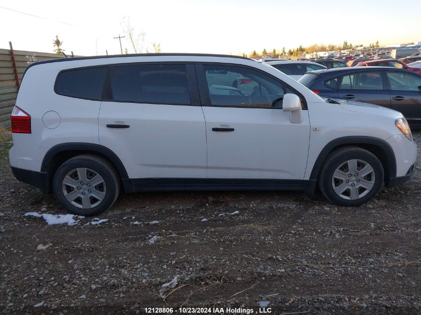 2012 Chevrolet Orlando VIN: KL77P1EM6CK753629 Lot: 12128806