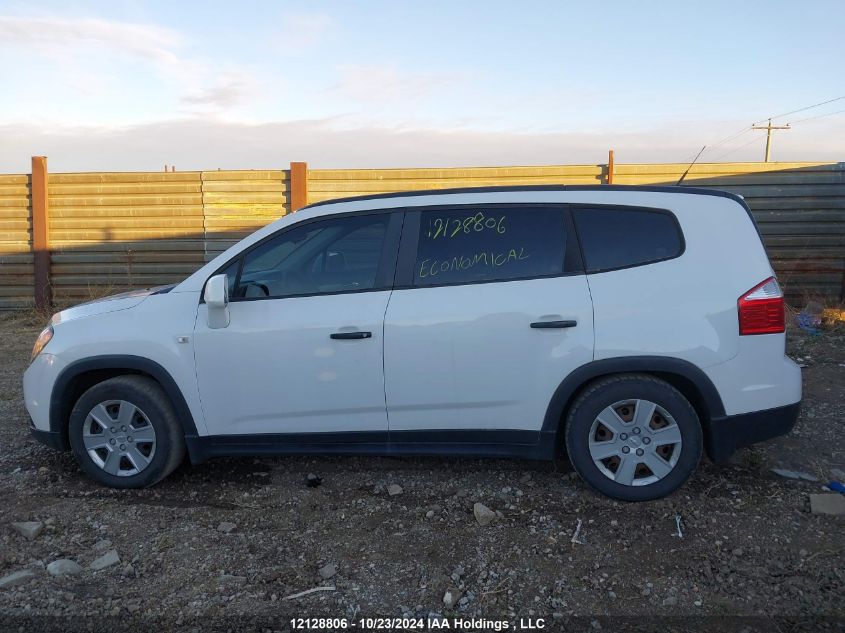 2012 Chevrolet Orlando VIN: KL77P1EM6CK753629 Lot: 12128806