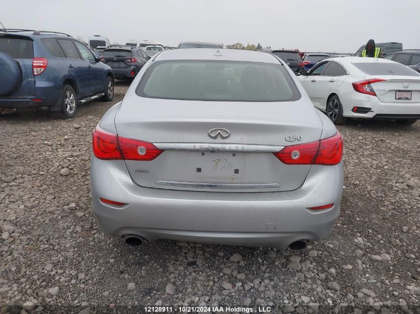 2014 Infiniti Q50 VIN: JN1BV7AR3EM680432 Lot: 12128911