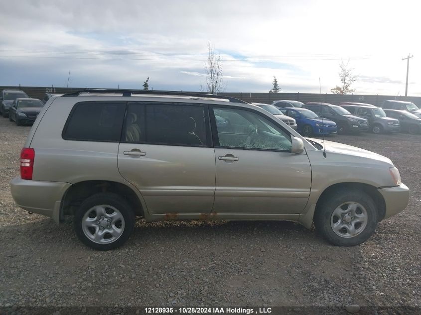 2003 Toyota Highlander VIN: JTEHD21A030020565 Lot: 12128935