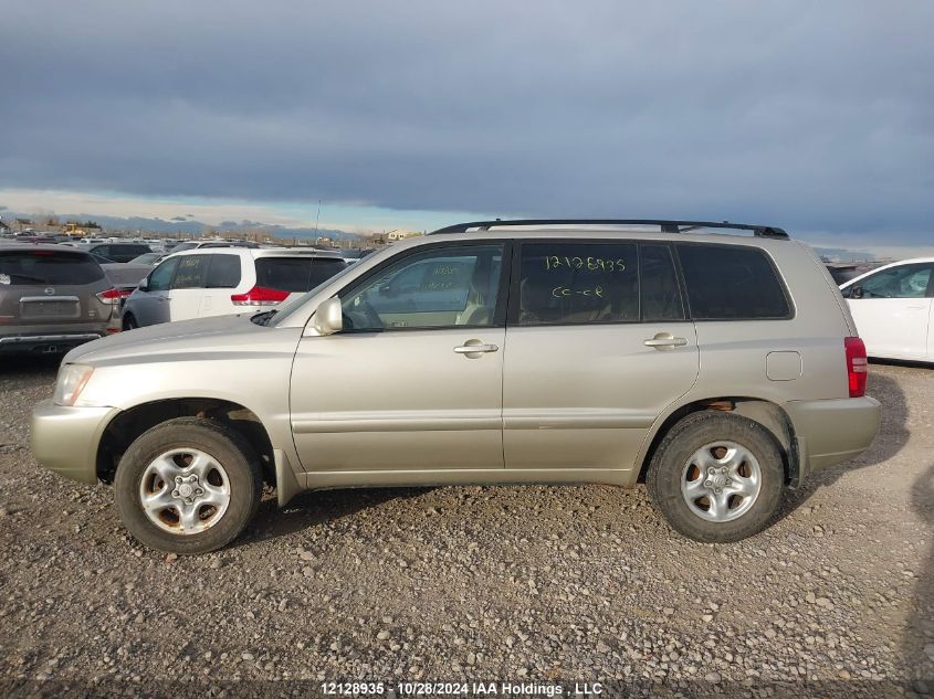 2003 Toyota Highlander VIN: JTEHD21A030020565 Lot: 12128935