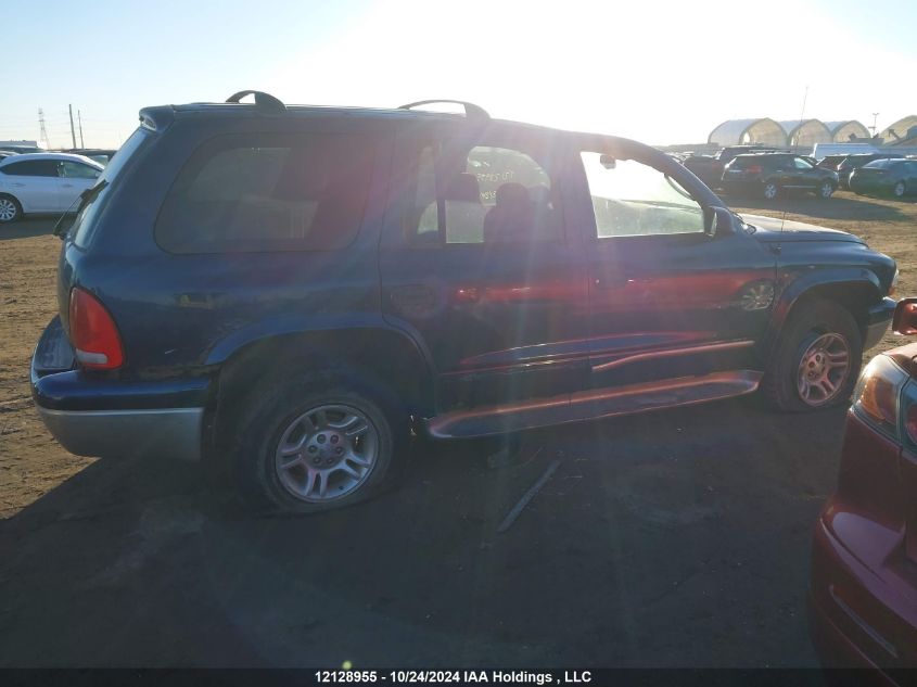 2001 Dodge Durango VIN: 1B4HS28N91F588551 Lot: 12128955