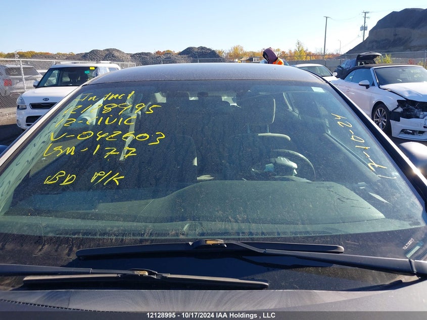 2012 Honda Civic VIN: 2HGFB2F42CH042603 Lot: 12128995