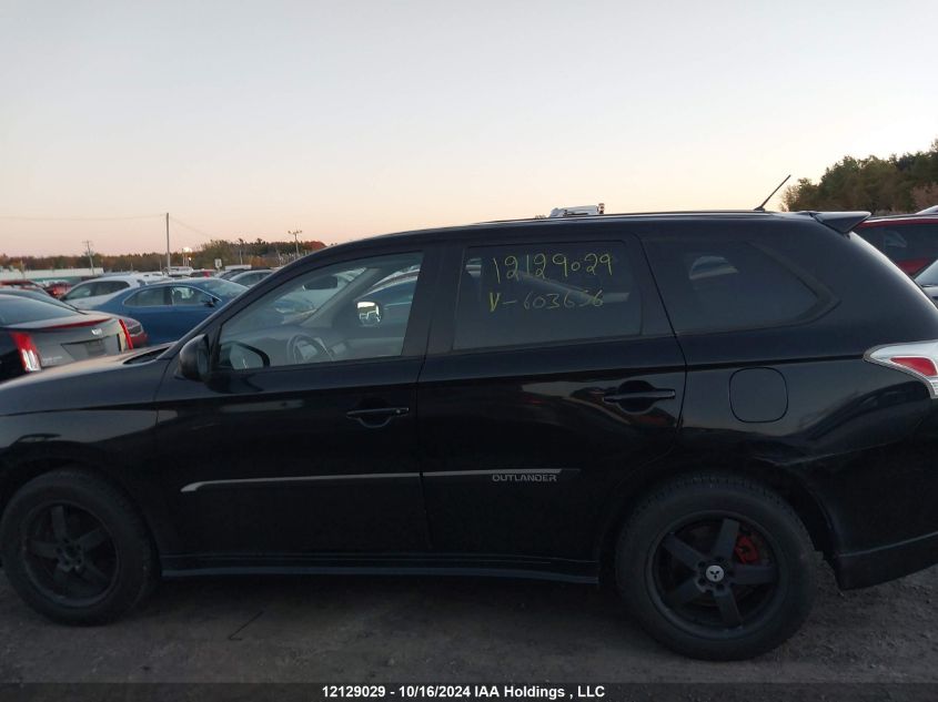 2014 Mitsubishi Outlander VIN: JA4AZ2A32EZ603656 Lot: 12129029