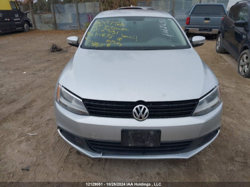 2014 Volkswagen Jetta VIN: 3VW1K7AJ0EM357971 Lot: 12129051