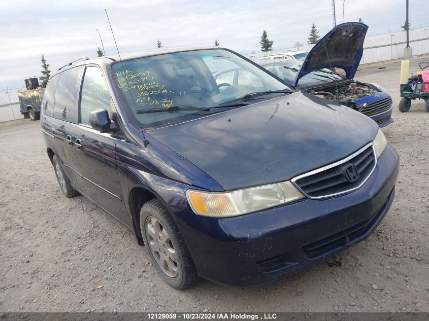 2004 Honda Odyssey VIN: 2HKRL18934H003717 Lot: 12129059