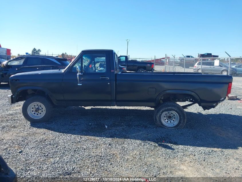 1985 Ford F150 VIN: 2FTEF14H7FCA43262 Lot: 12129077