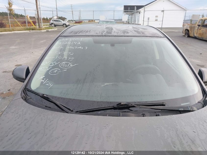 2012 Mazda Mazda3 VIN: JM1BL1UF7C1587672 Lot: 12129142