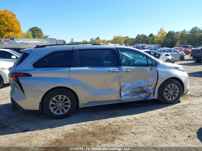 2022 Toyota Sienna Le/Xle/Xse/Limited/Platinum VIN: 5TDGSKFC2NS040784 Lot: 12129179