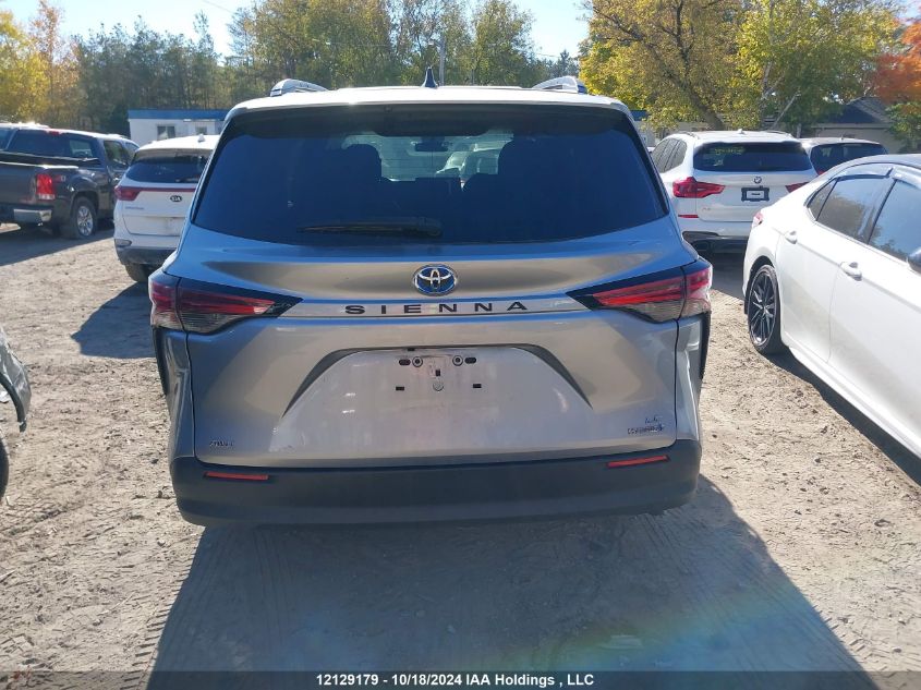 2022 Toyota Sienna Le/Xle/Xse/Limited/Platinum VIN: 5TDGSKFC2NS040784 Lot: 12129179