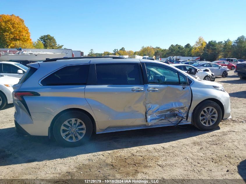 2022 Toyota Sienna Le/Xle/Xse/Limited/Platinum VIN: 5TDGSKFC2NS040784 Lot: 12129179