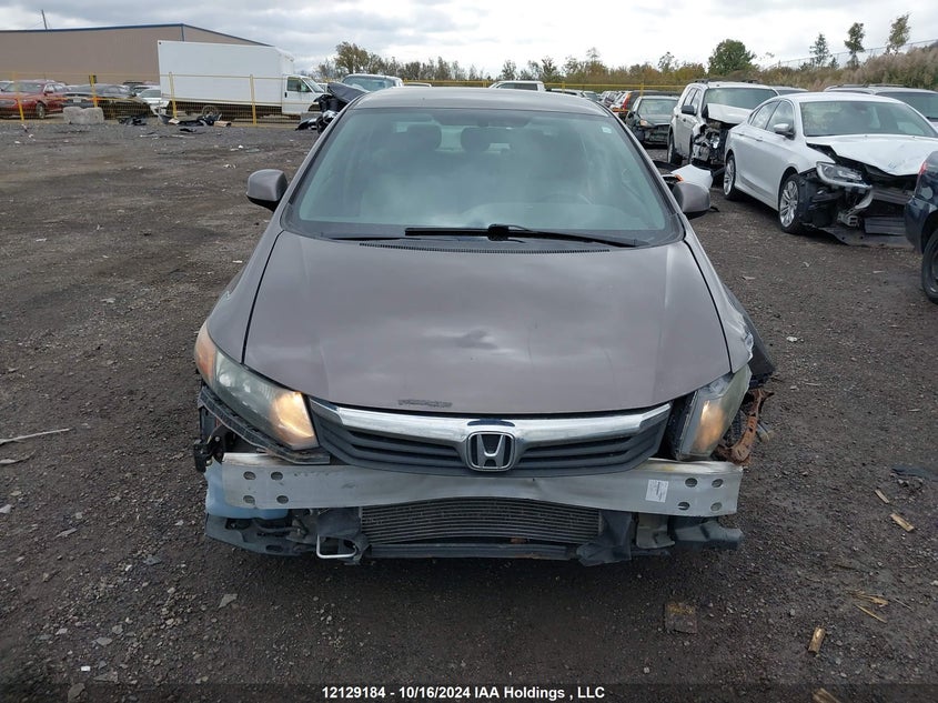 2012 Honda Civic Sdn VIN: 2HGFB2F44CH016536 Lot: 12129184