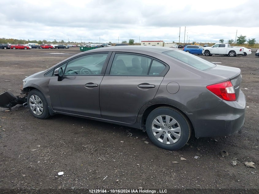 2012 Honda Civic Sdn VIN: 2HGFB2F44CH016536 Lot: 12129184