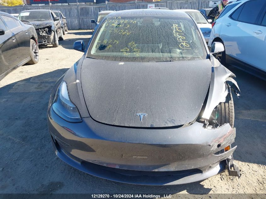 2022 Tesla Model 3 VIN: 5YJ3E1EB1NF251584 Lot: 12129270