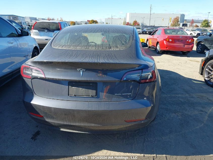 2022 Tesla Model 3 VIN: 5YJ3E1EB1NF251584 Lot: 12129270