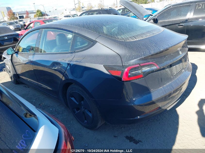 2022 Tesla Model 3 VIN: 5YJ3E1EB1NF251584 Lot: 12129270