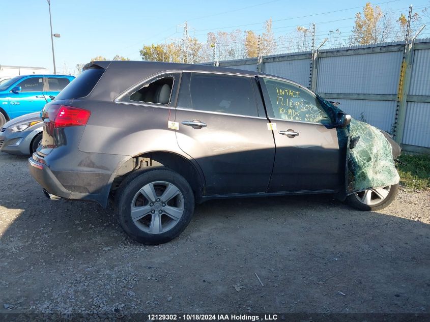 2010 Acura Mdx VIN: 2HNYD2H62AH522731 Lot: 12129302