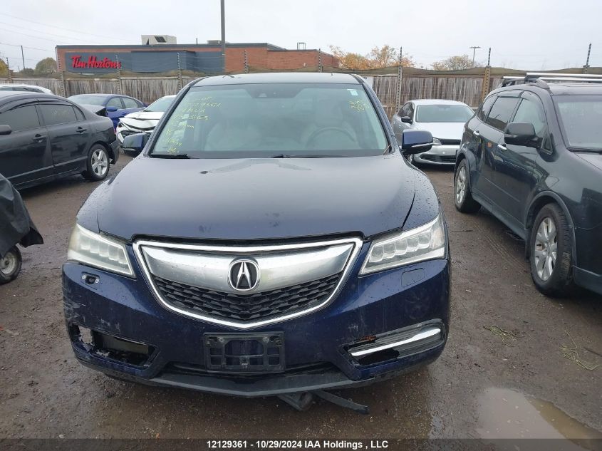 2014 Acura Mdx VIN: 5FRYD4H43EB503163 Lot: 12129361