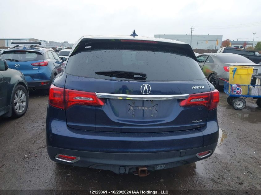 2014 Acura Mdx VIN: 5FRYD4H43EB503163 Lot: 12129361