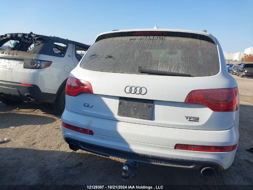2015 Audi Q7 VIN: WA1WGCFE2FD012074 Lot: 12129387
