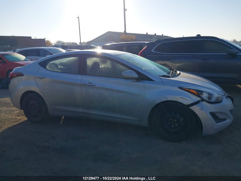 2014 Hyundai Elantra Gl VIN: 5NPDH4AE4EH506436 Lot: 12129477