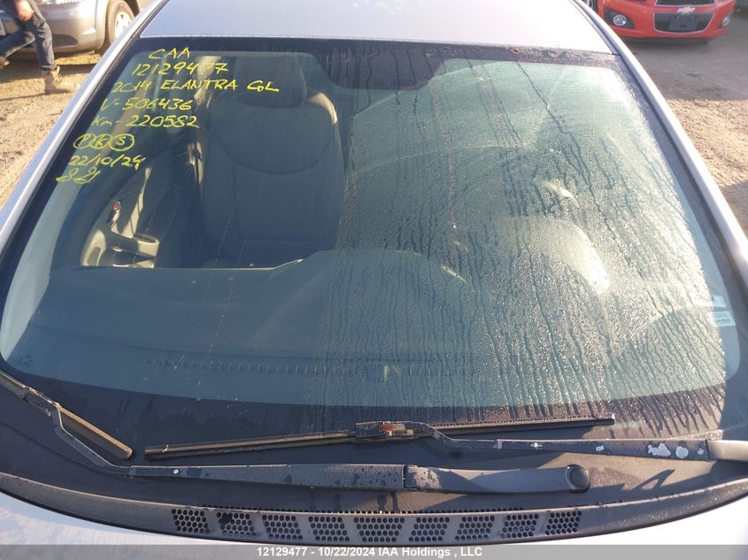 2014 Hyundai Elantra Gl VIN: 5NPDH4AE4EH506436 Lot: 12129477